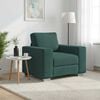 vidaXL Sofa Dark Green 100 x 77 x 82 cm Fabric