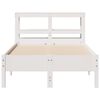 vidaXL Bed Frame without Mattress White 120x200 cm Solid Wood Pine
