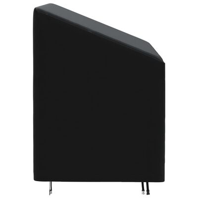 vidaXL 2-Seater Bench Cover Black 134x70x65/94 cm 420D Oxford