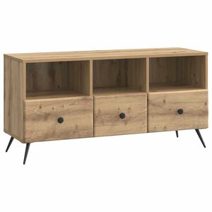 vidaXL TV Cabinet Artisan Oak 102 x 34.5 x 50 cm Engineered Wood