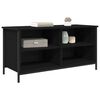 vidaXL TV Cabinet Black Oak 100 x 40 x 50 cm Engineered Wood