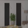 vidaXL Venetian Blinds with Curtains Dark Grey 220 x 40 cm Aluminium