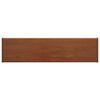vidaXL Window Sill Brown Wood 100 x 25 x 4.5 cm PVC