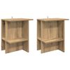 vidaXL Coffee Table 2 pcs Artisan Oak 40 x 30 x 49 cm Engineered Wood