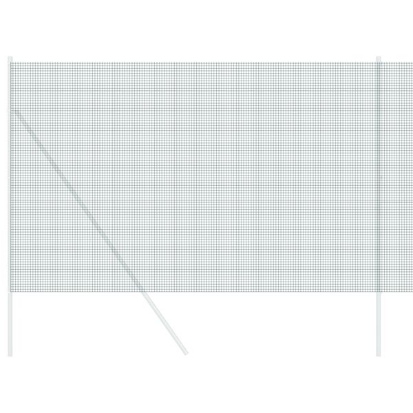 vidaXL Welded Wire Fence Green 1.6 x 25 m Steel