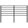 vidaXL Metal Headboard Black 160 cm