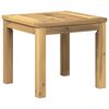 vidaXL Coffee Table Whitewash 40 x 40.5 x 36 cm Solid Acacia Wood
