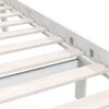 vidaXL Bed Frame without Mattress White Solid Wood Small Double