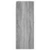 vidaXL Wall Mounted Cabinets 2 pcs Grey Sonoma 69.5x34x90 cm