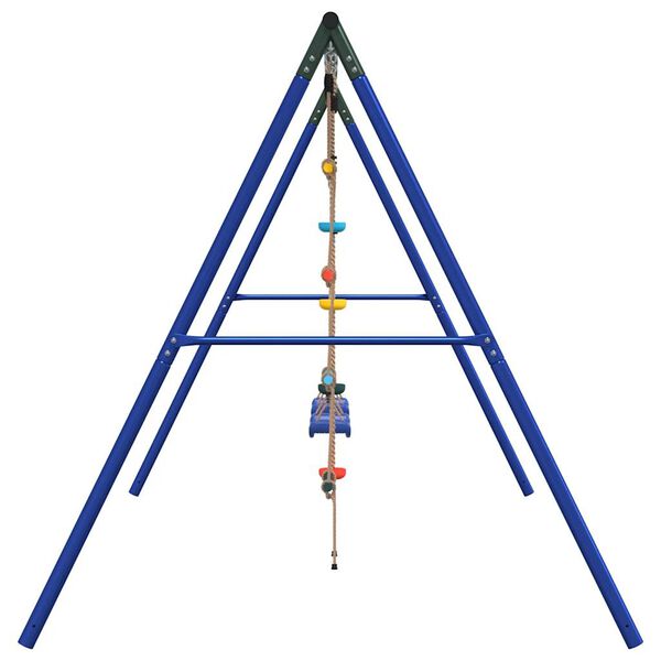 vidaXL Outdoor Swing Set with Swings. Ladder. Disc Swing