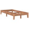 vidaXL Bed Frame without Mattress Solid Teak Wood 100x200 cm