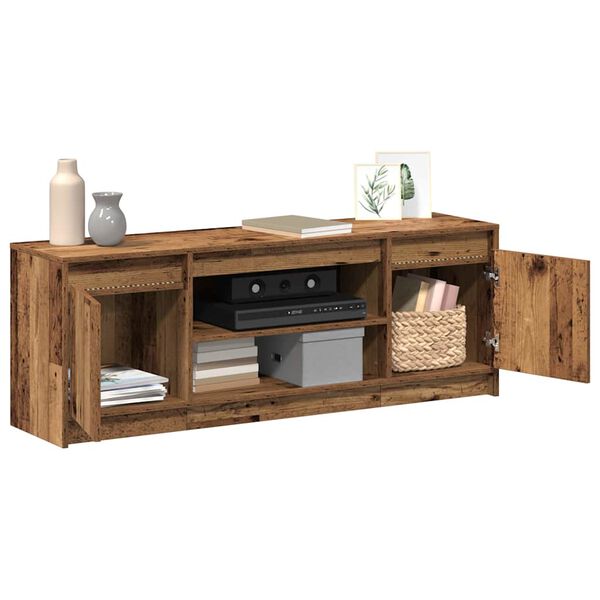 vidaXL TV Units Brown 139.5 x 34 x 50 cm Engineered wood