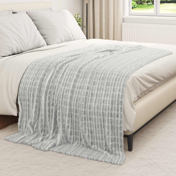 vidaXL Throw Blankets 6 pcs Grey 200 x 150 cm Fleece