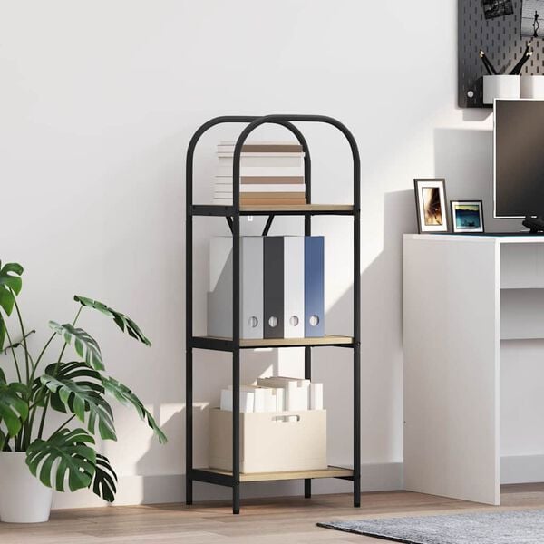 vidaXL Bookshelf Sonoma Oak 40 x 30 x 109 cm Engineered wood