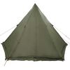 vidaXL Family Tent Tipi 6-Person Olive Green Waterproof