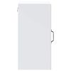 vidaXL Kitchen Wall Cabinet with Glass Door Kalmar White Engineered Wood