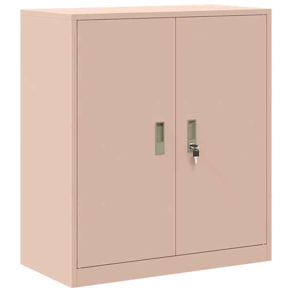 vidaXL Storage Cabinet Pink 80 x 40 x 90 cm Cold-Rolled Steel