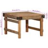 vidaXL Coffee Table Brown 60 x 55 x 40 cm Solid Reclaim Wood