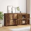vidaXL Sideboards 2 pcs Old wood 70 x 41 x 75 cm Engineered wood