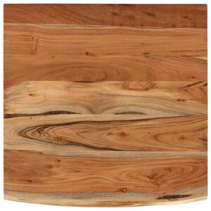 vidaXL Desk Top 80x80x3.8 cm Square Solid Wood Acacia Live Edge