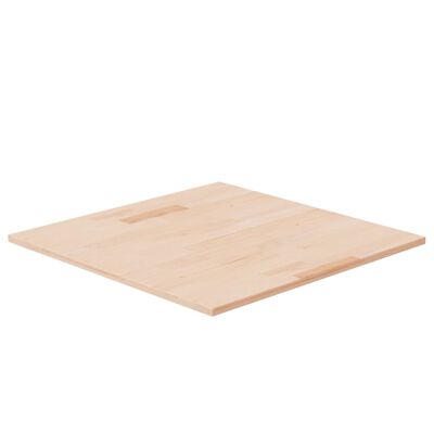 vidaXL Square Table Top 60x60x1.5 cm Untreated Solid Wood Oak