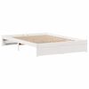 vidaXL Bed Frame without Mattress White 140x200 cm Solid Wood Pine