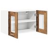 vidaXL Hanging Cabinet 2 pcs Old Wood 60 x 31 x 40 cm Engineered Wood
