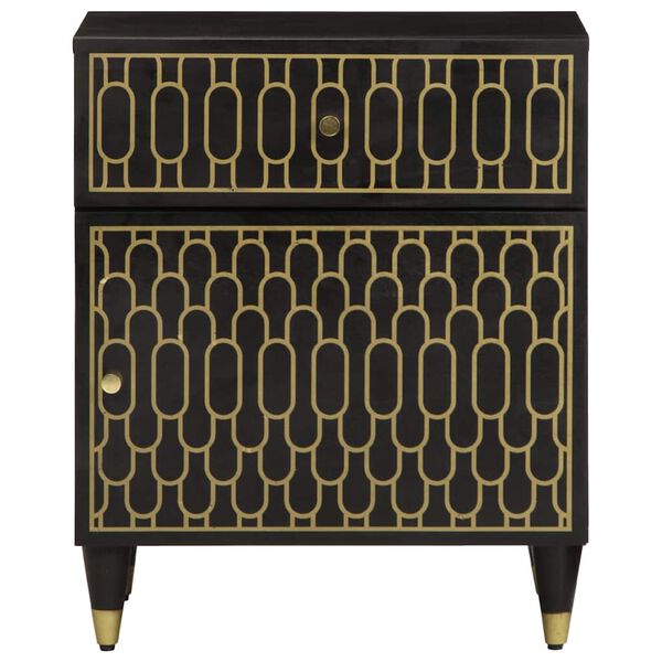 vidaXL Bedside Cabinet 50x33x60 cm Solid Wood Mango