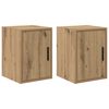 vidaXL Garage Wall Cabinets 2 pcs Artisan Oak Engineered Wood