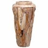 vidaXL Decoration Vase 40x80 cm Solid Teak Wood