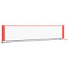 vidaXL Tennis Net Black and Red 400x100x87 cm Polyester