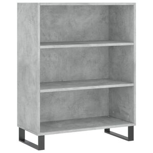 vidaxL Shelf Cabinet Concrete Grey 69.5x32.5x90 cm Engineered Wood