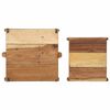 vidaXL Tray 2 pcs Brown 29 x 31 x 10 cm Solid Reclaim Wood