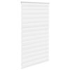 vidaXL Zebra blind 120.9x230 cm Fabric Width 116.7 cm white