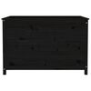 vidaXL Garden Raised Bed Black 119.5x82.5x78 cm Solid Wood Pine