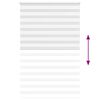 vidaXL Zebra Blind White 140x230 cm Fabric Width 135.9 cm Polyester