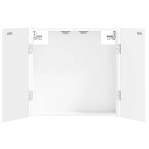 vidaXL Dartboard Cabinet ARNHEM White 52.5 x 10.5 x 53.5 cm