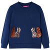 vidaXL Kids'Sweatshirt Navy 116