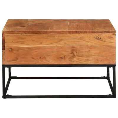vidaXL Coffee Table 68x68x41 cm Solid Acacia Wood