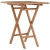 vidaXL Garden Table | Natural Teak Brown | Fine sanded teak wood | Small