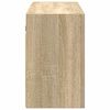 vidaXL Bathroom Wall Cabinet Sonoma Oak 100x25x40 cm Engineered Wood