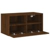 vidaXL TV Wall Cabinet Brown Oak 60x30x30 cm Engineered Wood