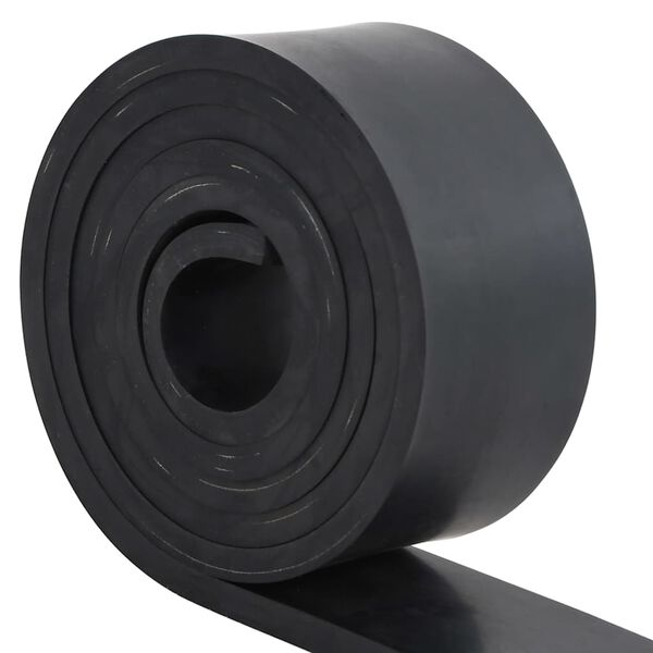 vidaXL Rubber Edge for Snow Plow Black 300x10x1 cm