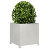 vidaXL Garden Planter 50x50x50 cm Stainless Steel