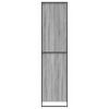 vidaXL Warderobe 2 pcs Grey Sonoma 50 x 50 x 200 cm Engineered Wood