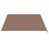 vidaXL Replacement Fabric for Awning Brown 4.5x3.5 m