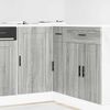 vidaXL Kitchen Base Cabinet Porto Grey Sonoma Engineered Wood