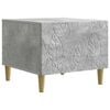 vidaXL Coffee Table Concrete Grey 50 x 49 x 40 cm Engineered Wood