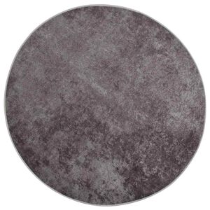 vidaXL Rug Washable &phi;120 cm Grey
