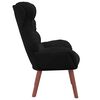 vidaXL Armchair Black 69 x 74 x 93 cm Velvet
